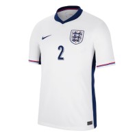 England Kyle Walker #2 Replica Home Shirt Euro 2024 Short Sleeve